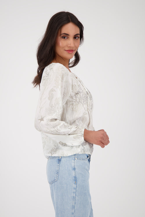 Bluse mit Glitzerdruck_409648