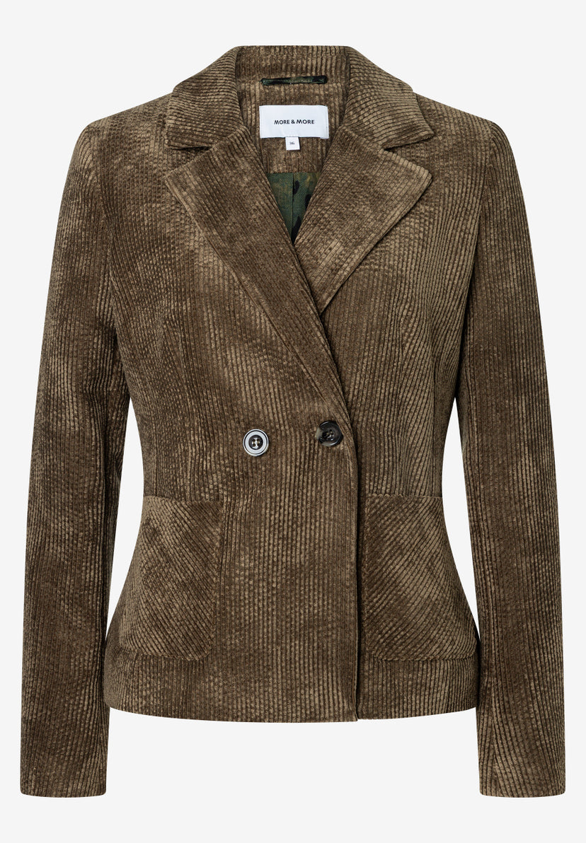 MORE & MORE Cordblazer in Modern Green – Art.-Nr. 61106052