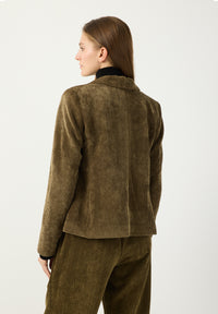 MORE & MORE Cordblazer in Modern Green – Art.-Nr. 61106052