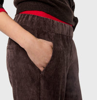 MAC Chiara Wide Leg Cordhose – Truffle Brown