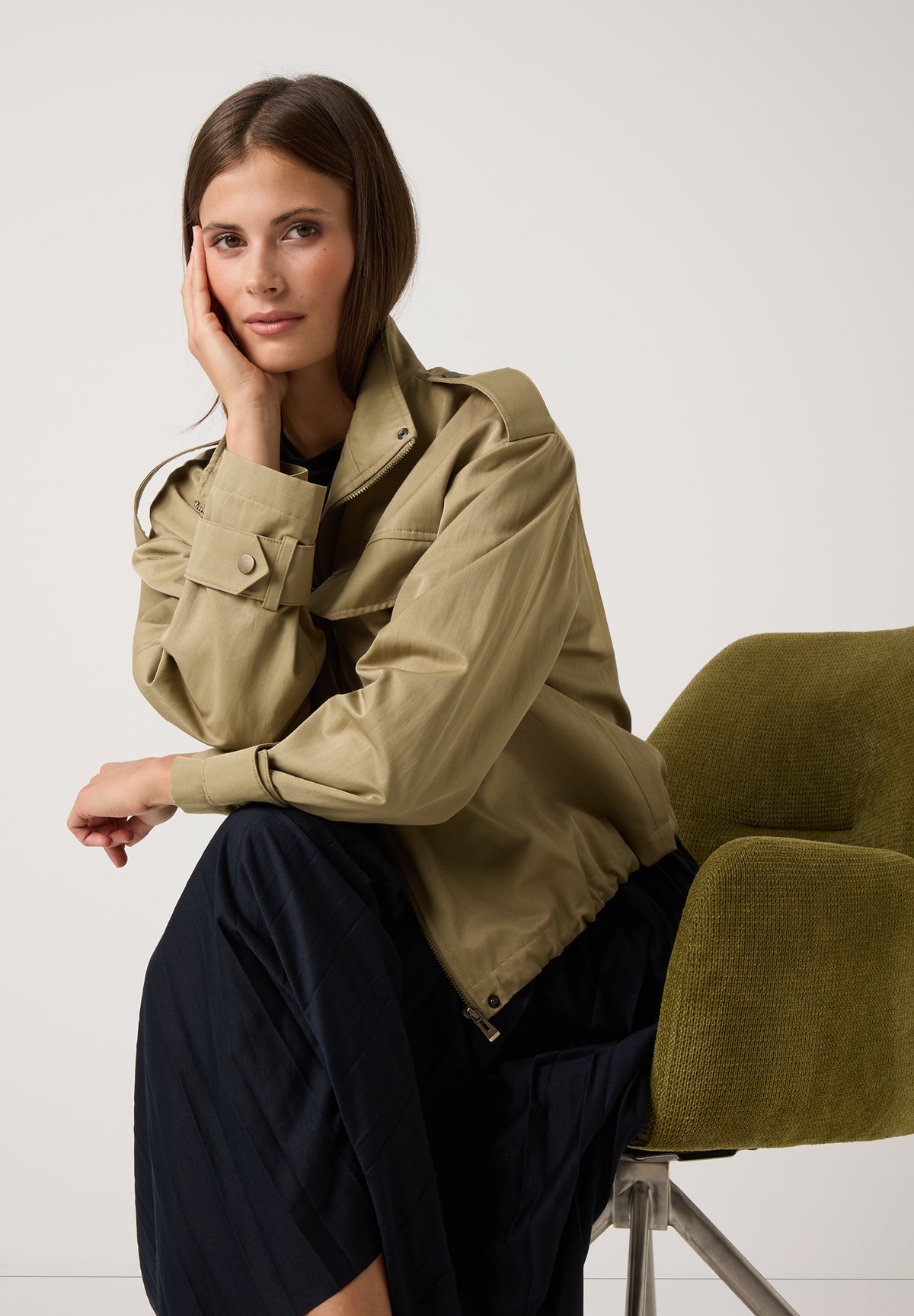 Jerseykleid mit Plisseefalten_51913444