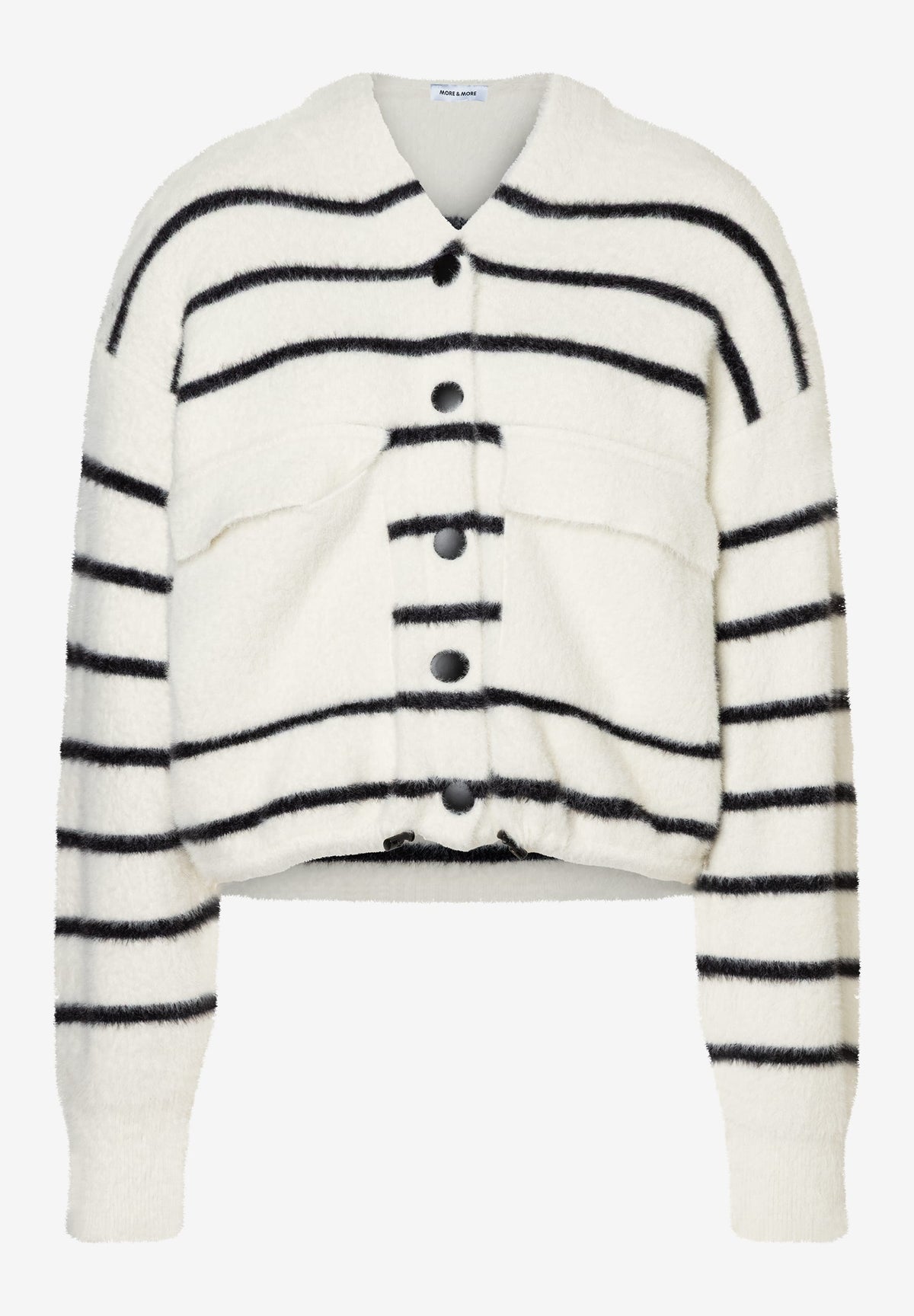 Streifen-Cardigan mit Kapuze_51121252