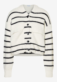 Streifen-Cardigan mit Kapuze_51121252
