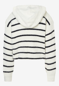 Streifen-Cardigan mit Kapuze_51121252