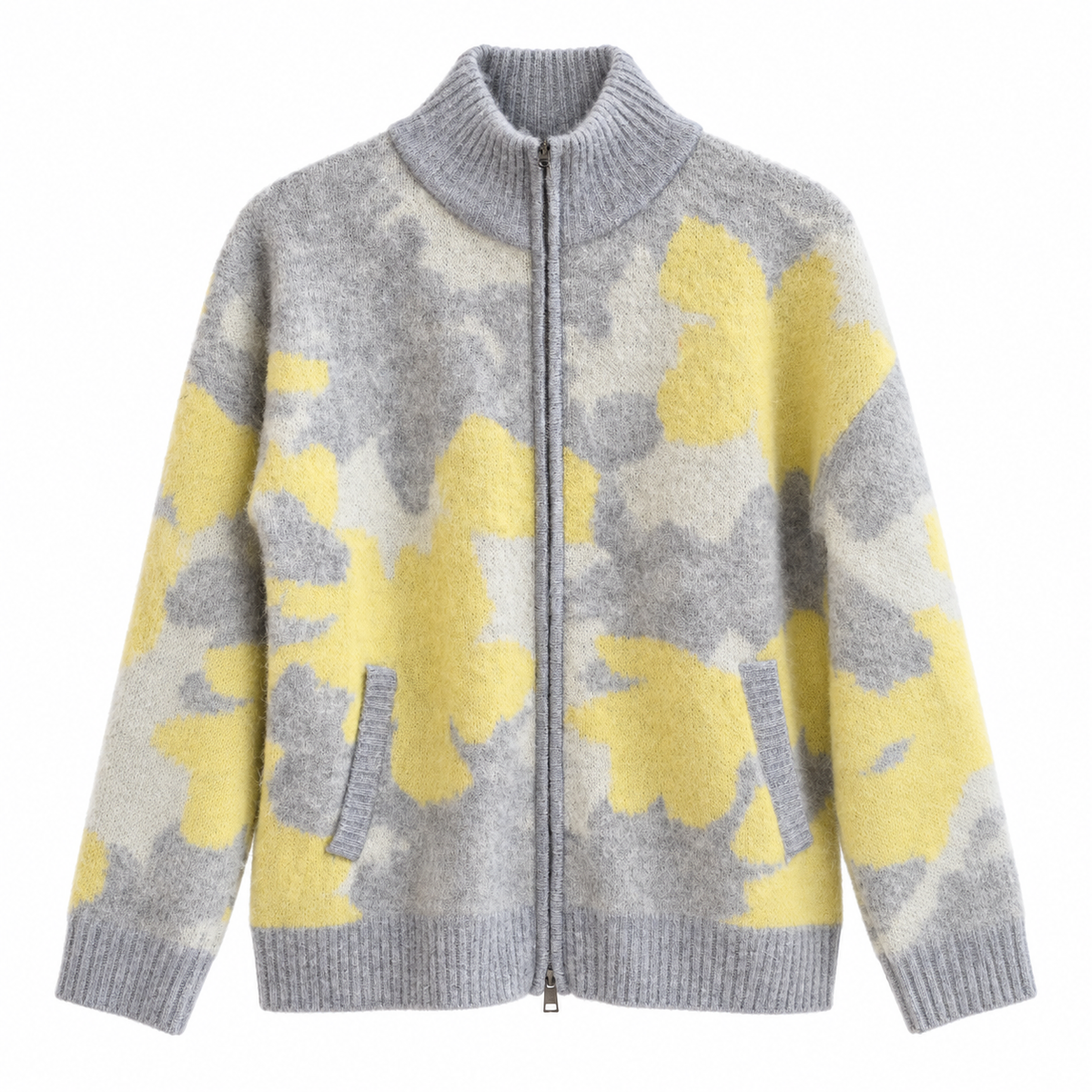Flauschiger Cardigan Henny mit Wollanteil – Art.-Nr. 810925T
