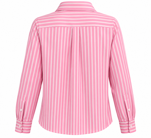 Bluse in rosa/weiß gestreift – Art.-Nr. 61012004