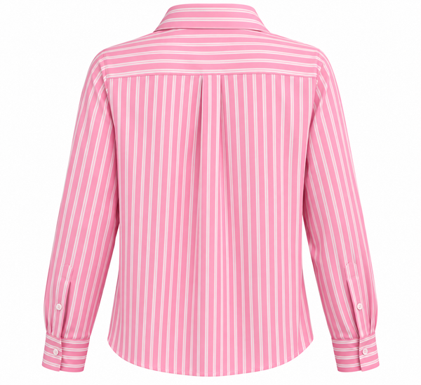 Bluse in rosa/weiß gestreift – Art.-Nr. 61012004