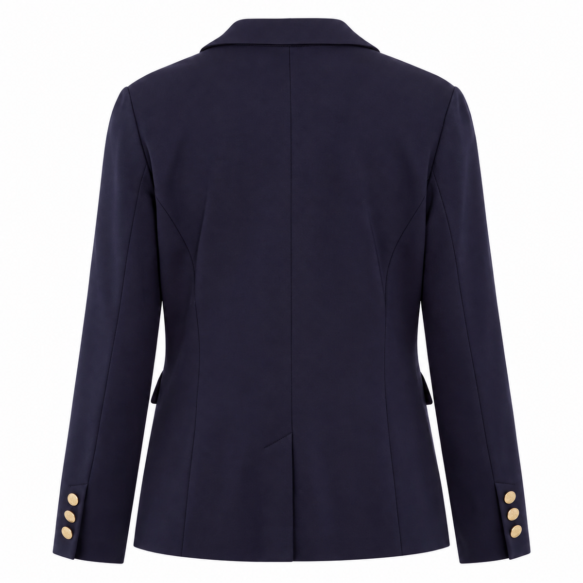 Blazer in Marine mit edlen Goldknöpfen und Taschen