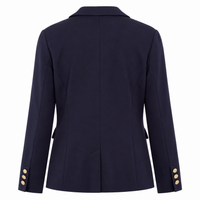 Blazer in Marine mit edlen Goldknöpfen und Taschen