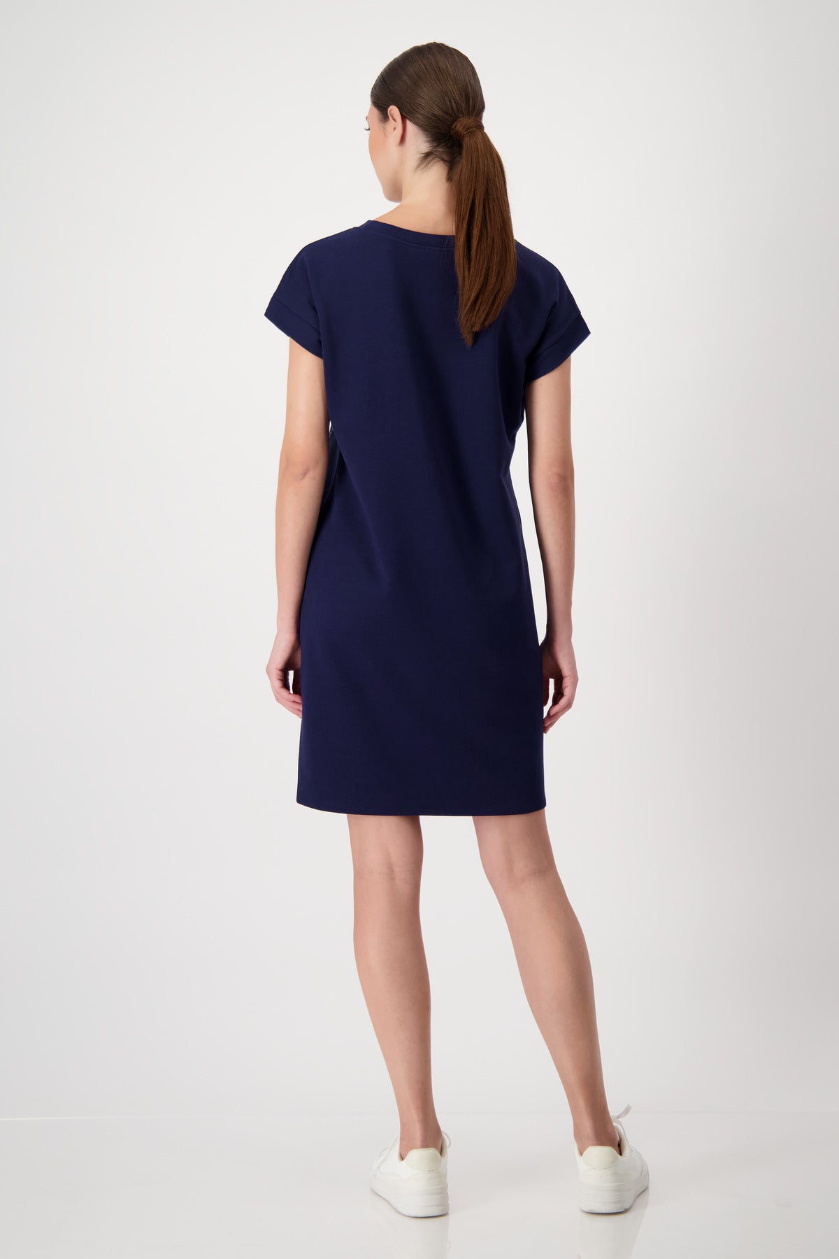 Kleid mit Satindruck-Monari