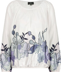 Bluse mit Blumen-Applikation_Monari_409084