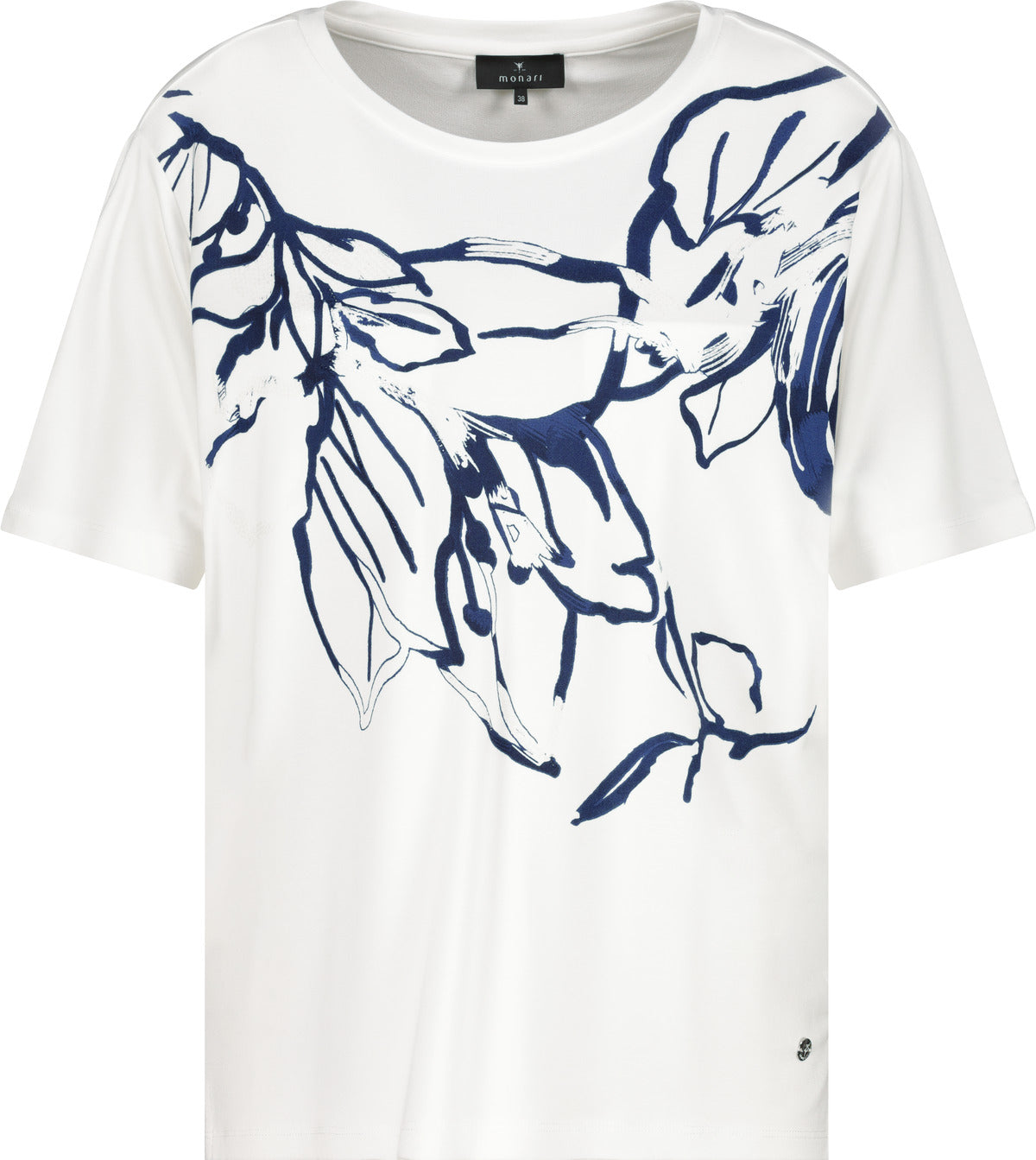 T-Shirt mit Blumenprint_Monari_409092