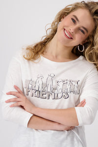 Shirt mit Hunde-Print -Monari