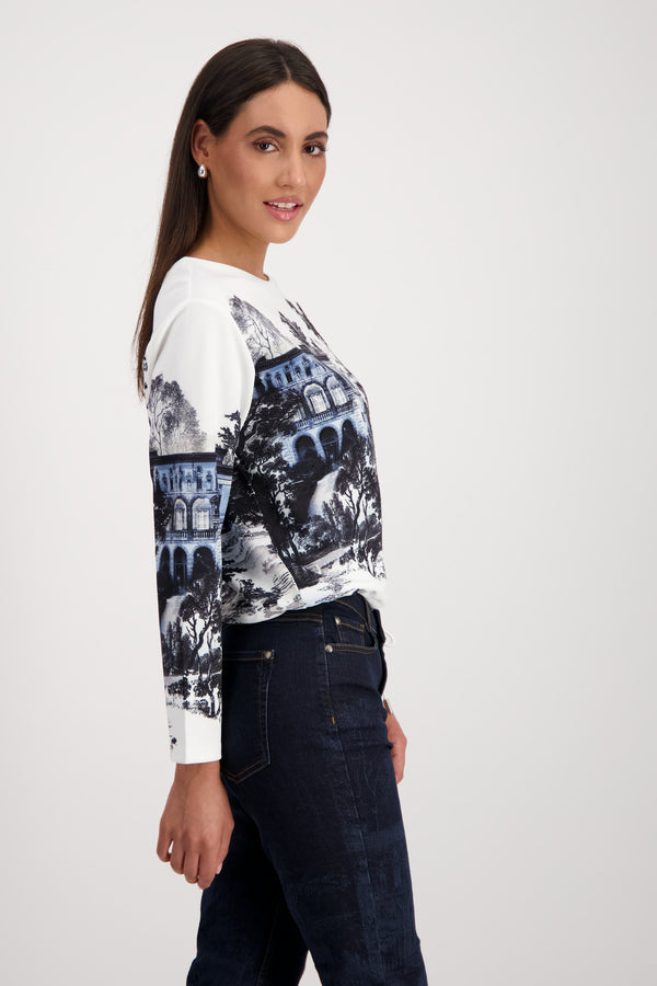 Sweatshirt mit „English Garden“ Print_Monari_409354