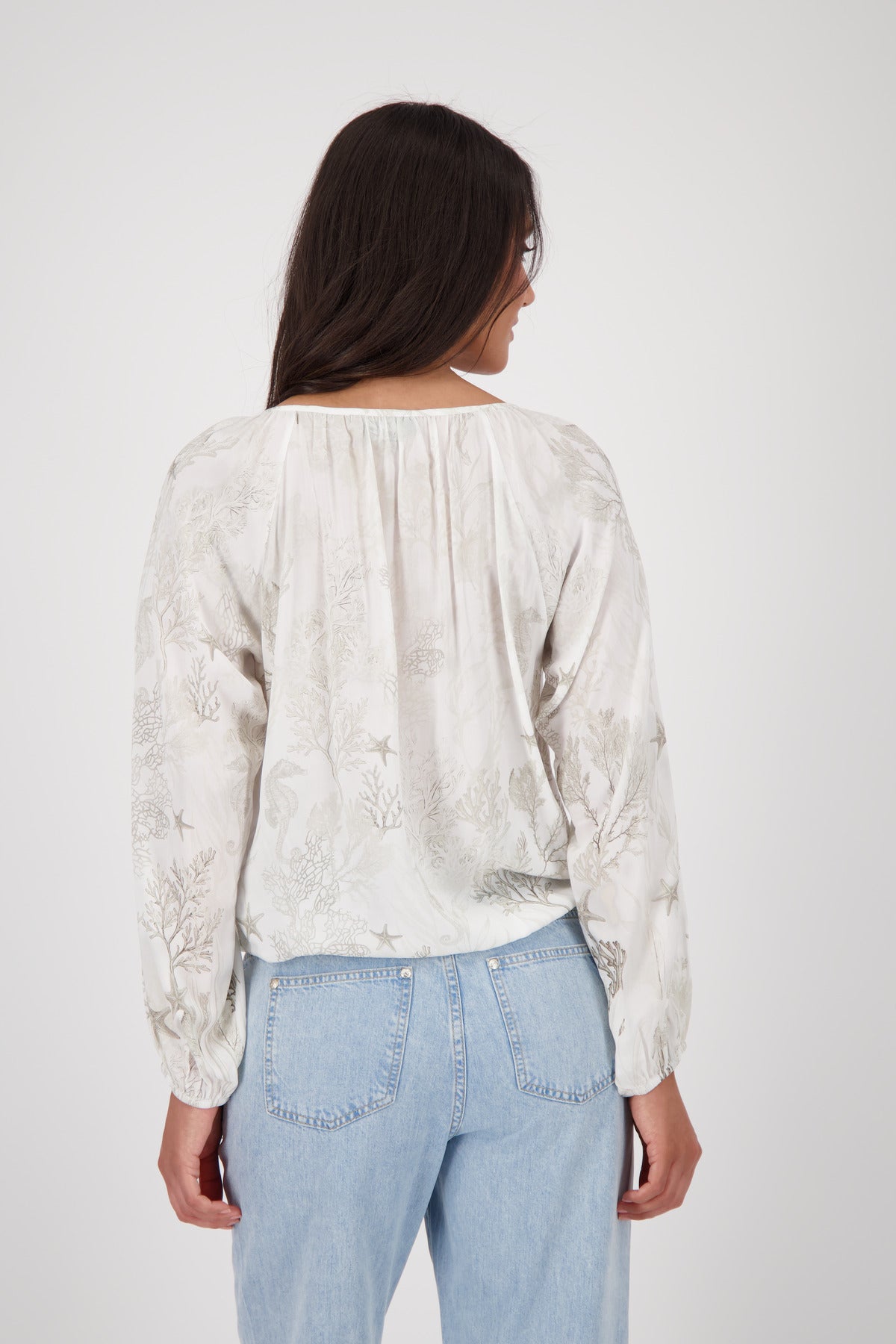 Bluse mit Glitzerdruck_409648