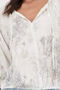 Bluse mit Glitzerdruck_409648
