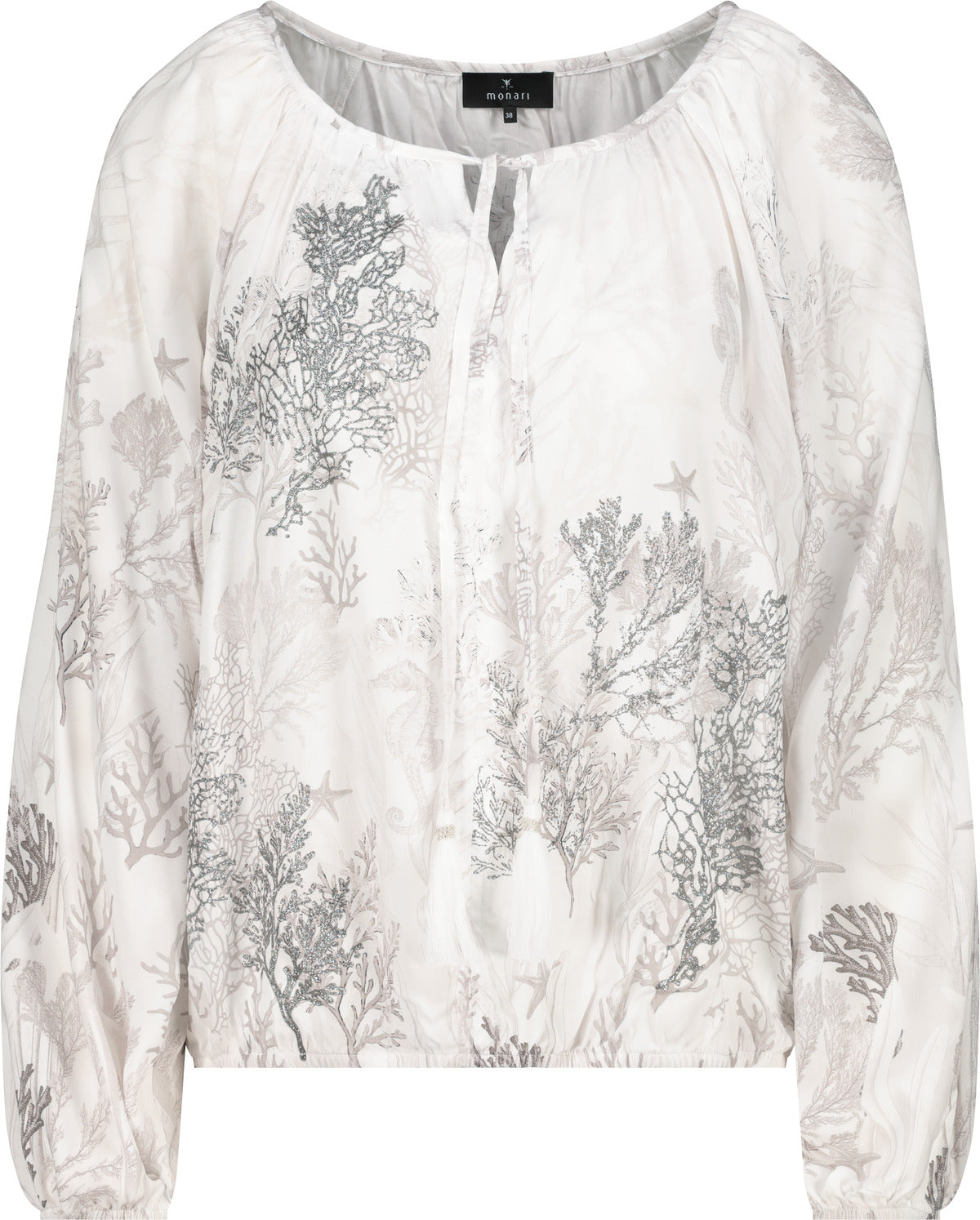 Bluse mit Glitzerdruck_409648