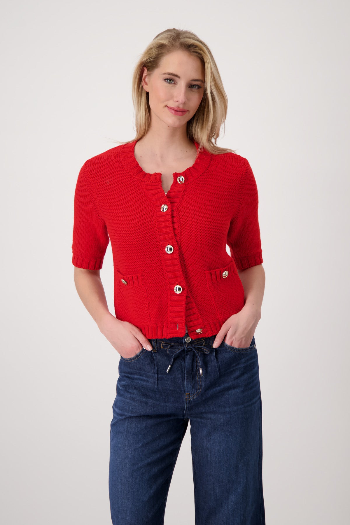 Strickjacke mit Knöpfen_410021