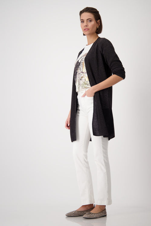 Stricküberwurf mit Lurex_409247