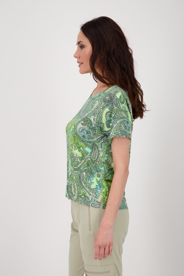 T-Shirt mit Paisleydruck_409689