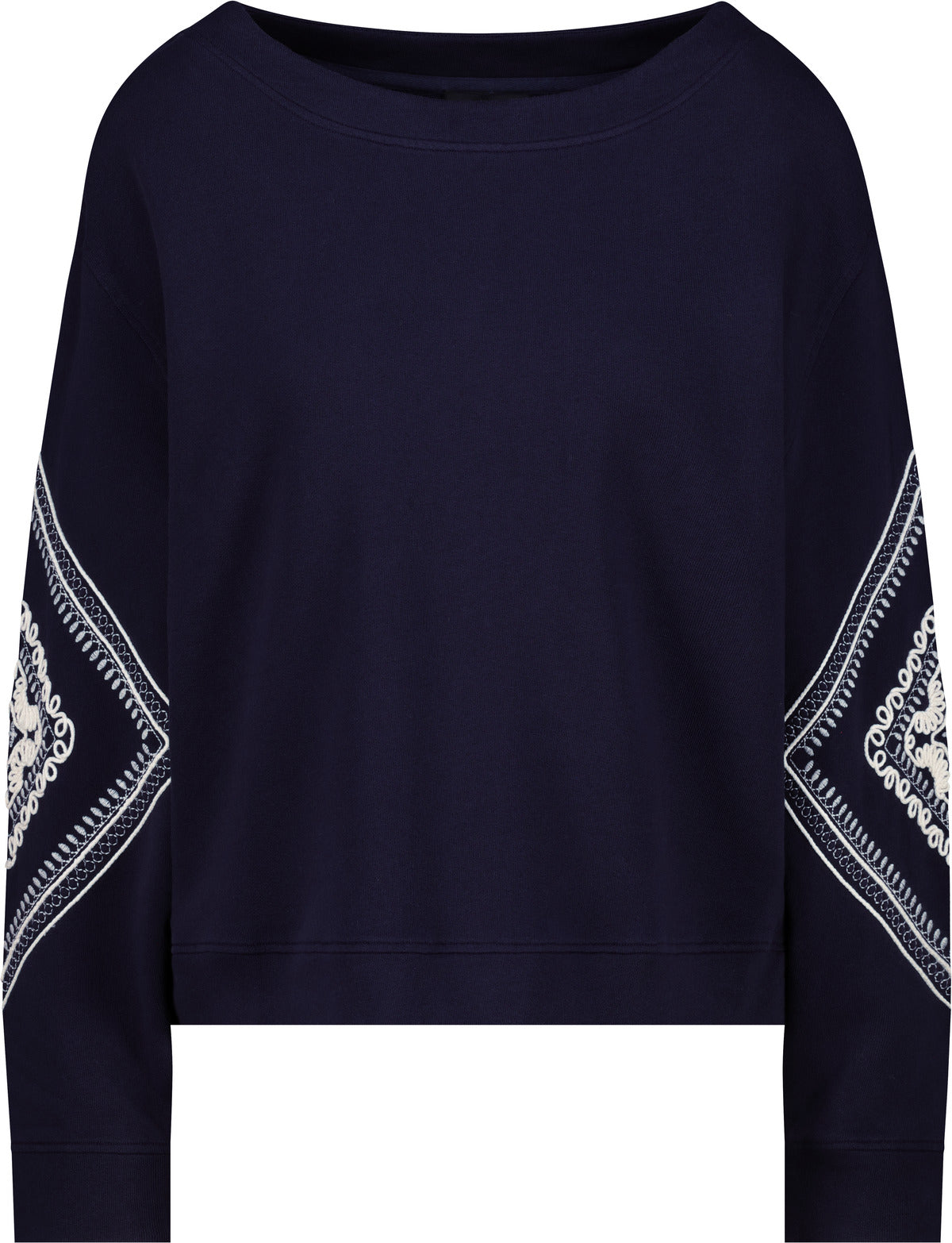 Sweatshirt mit Kordelstickerei _410254