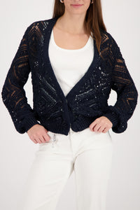 Ajour Strickjacke _410262