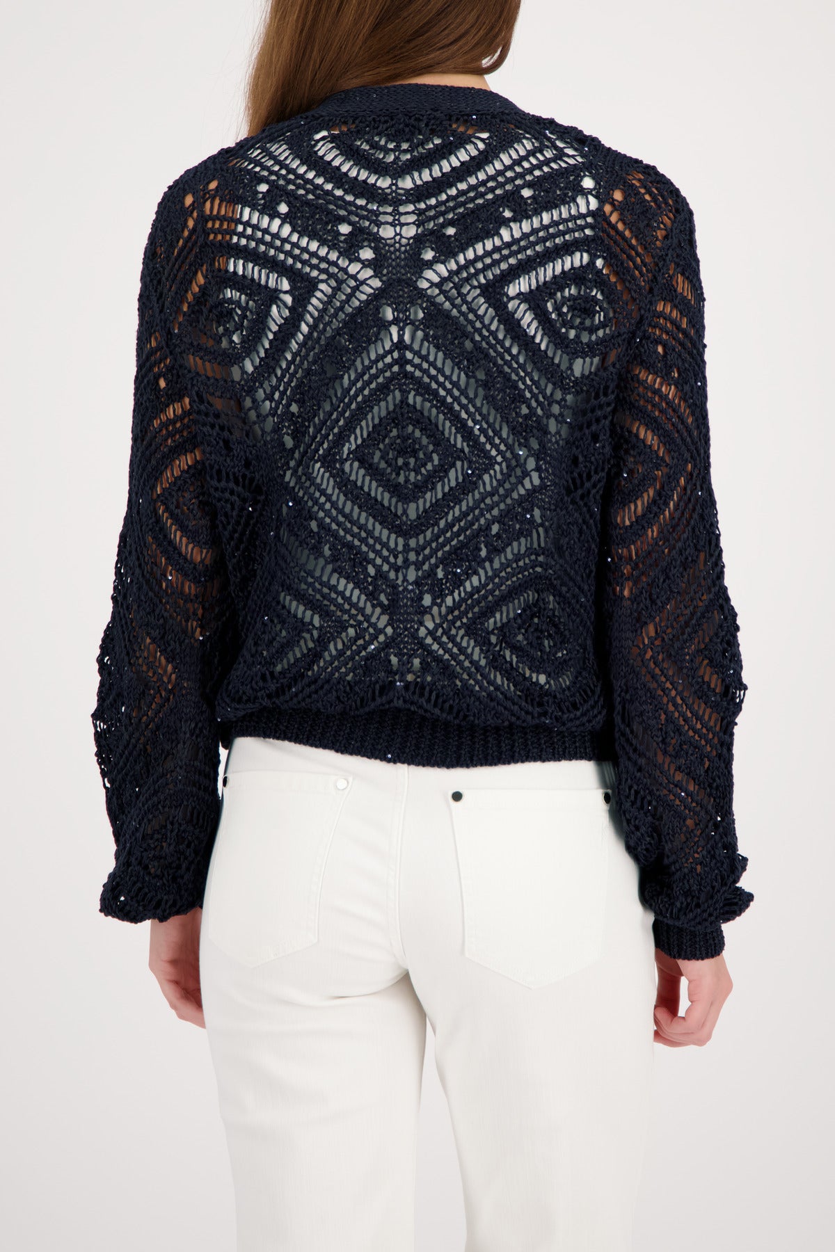 Ajour Strickjacke _410262
