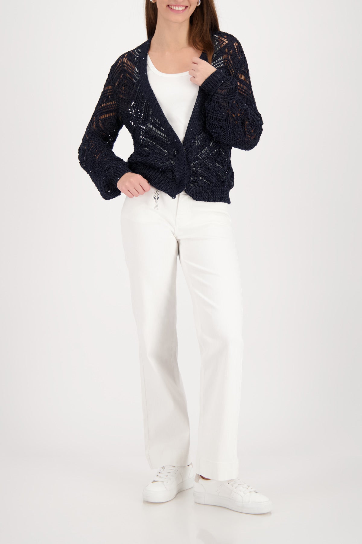 Ajour Strickjacke _410262