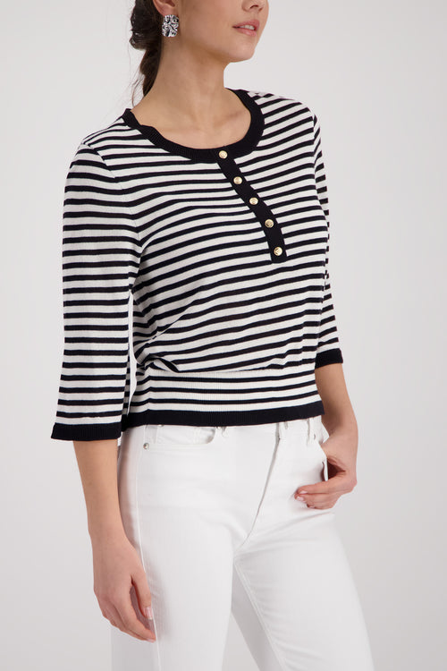 Pullover mit Streifen_410872