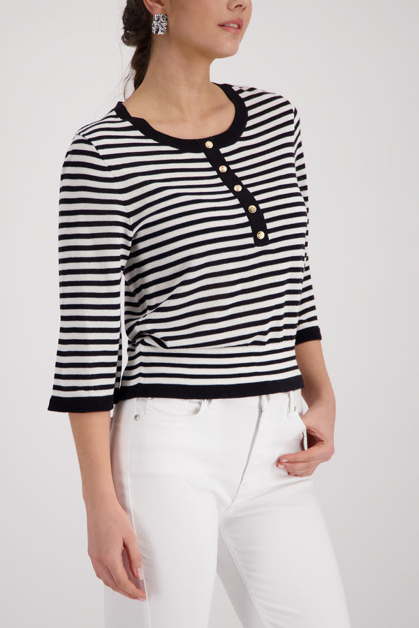 Pullover mit Streifen_410872