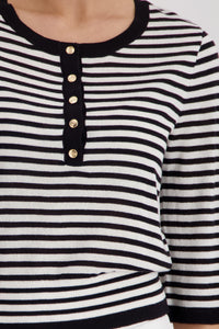 Pullover mit Streifen_410872