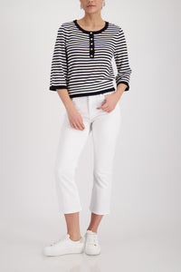Pullover mit Streifen_410872