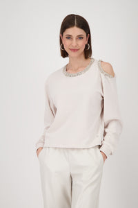 Sweatshirt mit Cut-out_808817