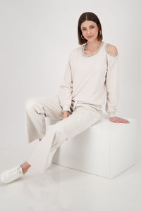 Sweatshirt mit Cut-out_808817