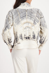 Strickpullover mit Gallery-Print_809517