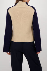 Pullover mit Colorblock-Design_809119