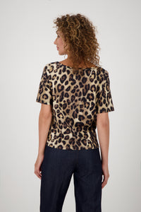 T-Shirt mit Leopardenmuster_808885