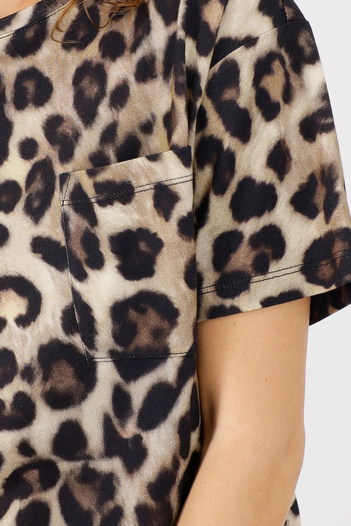 T-Shirt mit Leopardenmuster_808885