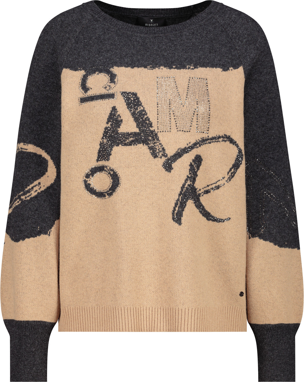 Strickpullover mit Colorblock-Design_809545