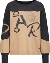 Strickpullover mit Colorblock-Design_809545